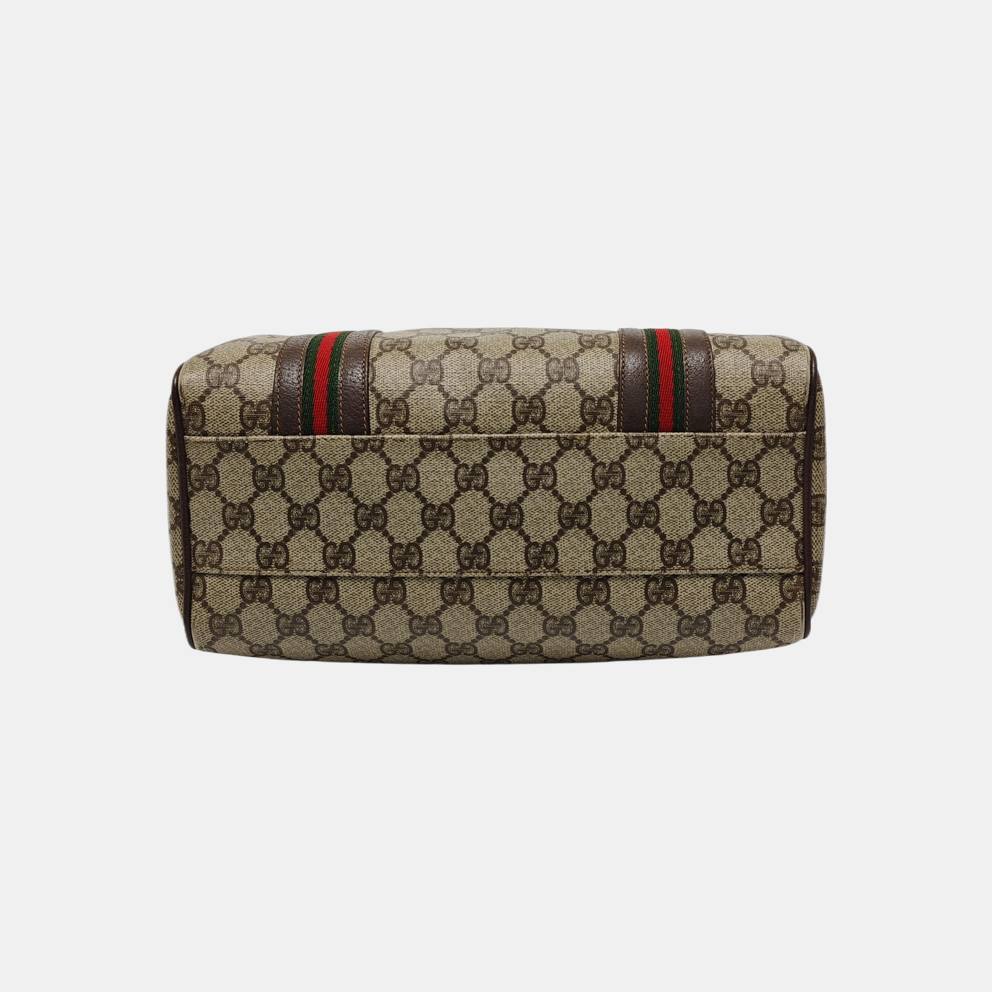 Monogram Coated Canvas Top Handle Bag Beige