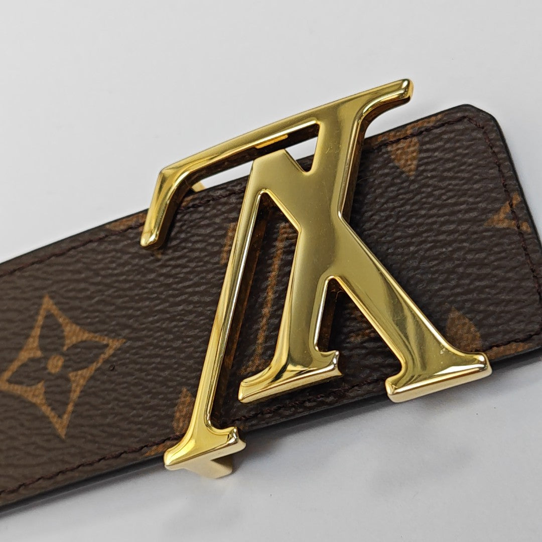 LV TAG Coated Canvas Brown Belt