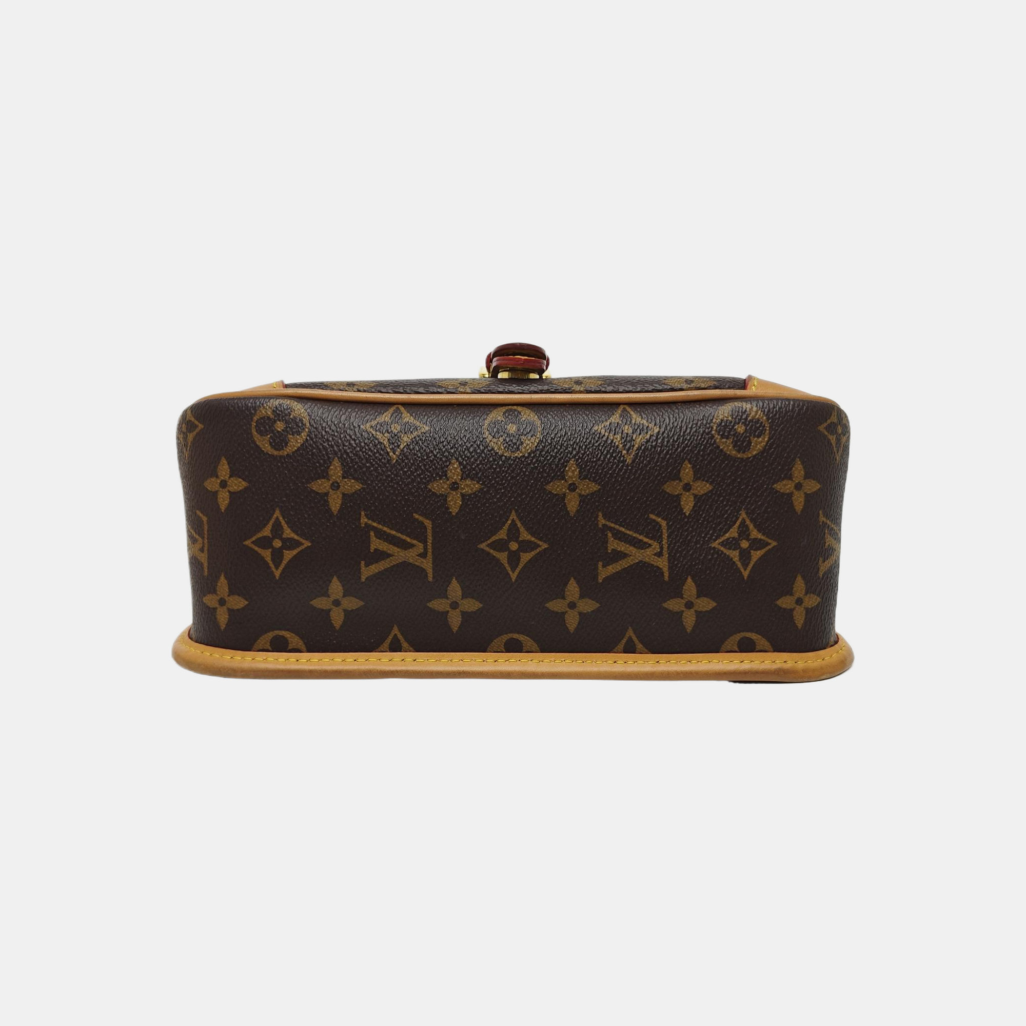 DIANE Monogram Coated Canvas Brown