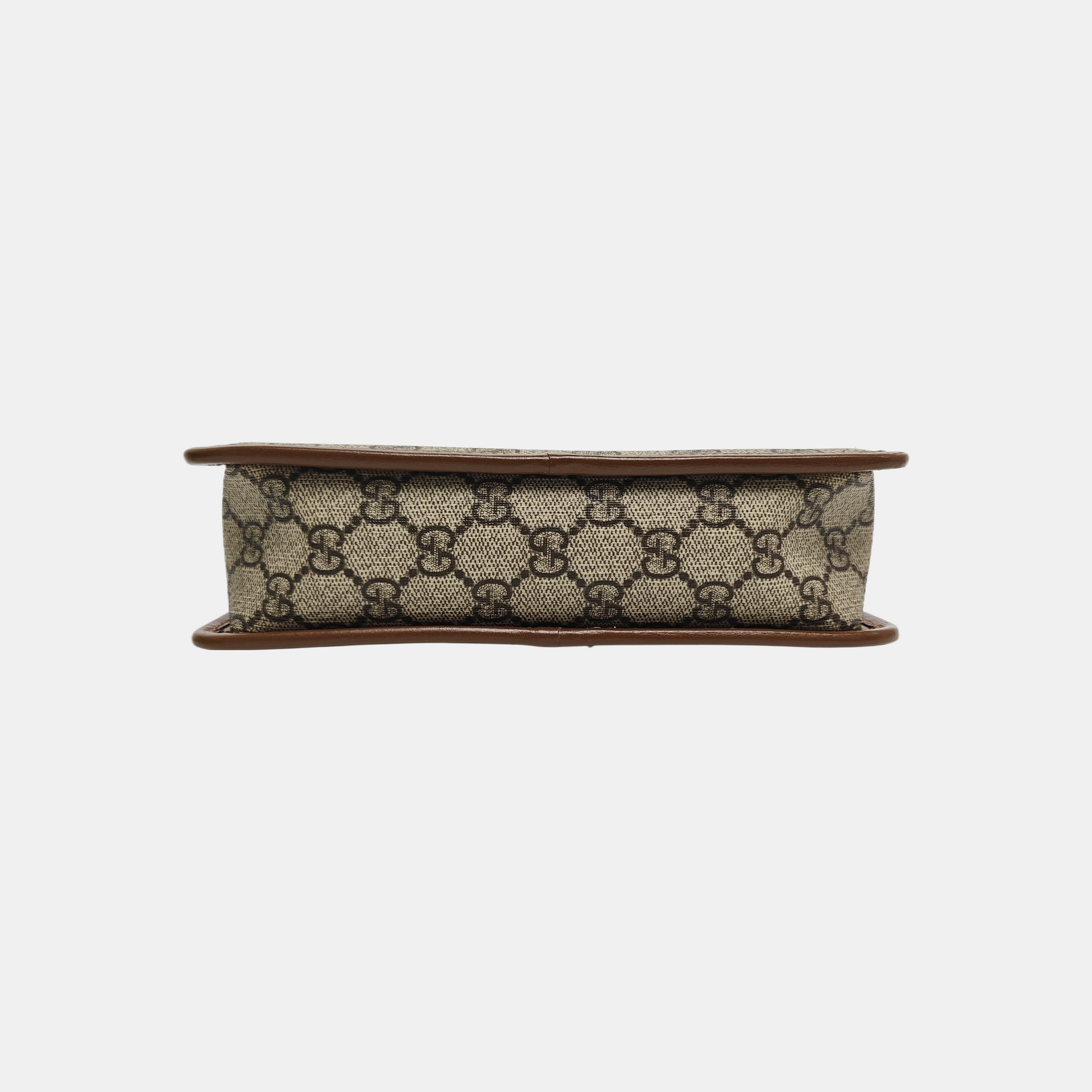 GG Supreme Mini Monogram Coated Canvas Beige