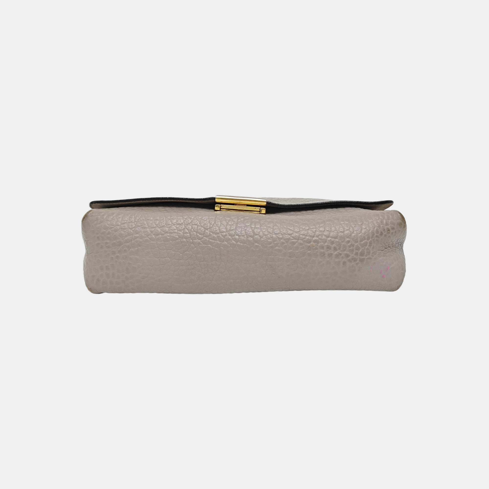 Calfskin Shoulder Bag Gray