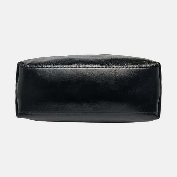 Soho Quilted Patent Leather Black