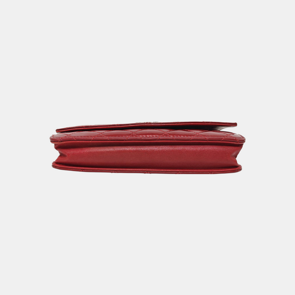WOC Quilted Patent Leather Red