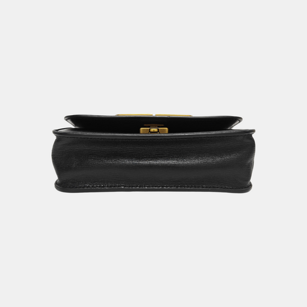 Calfskin Crossbody Bag Black