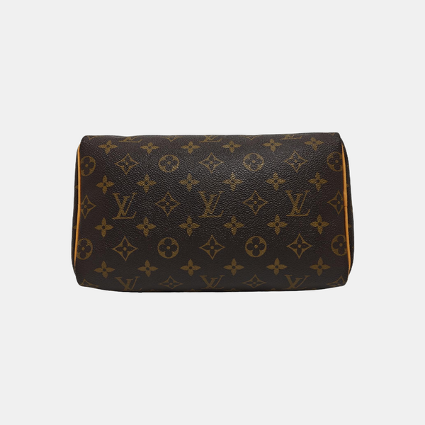 SPEEDY 25 Monogram Coated Canvas Brown