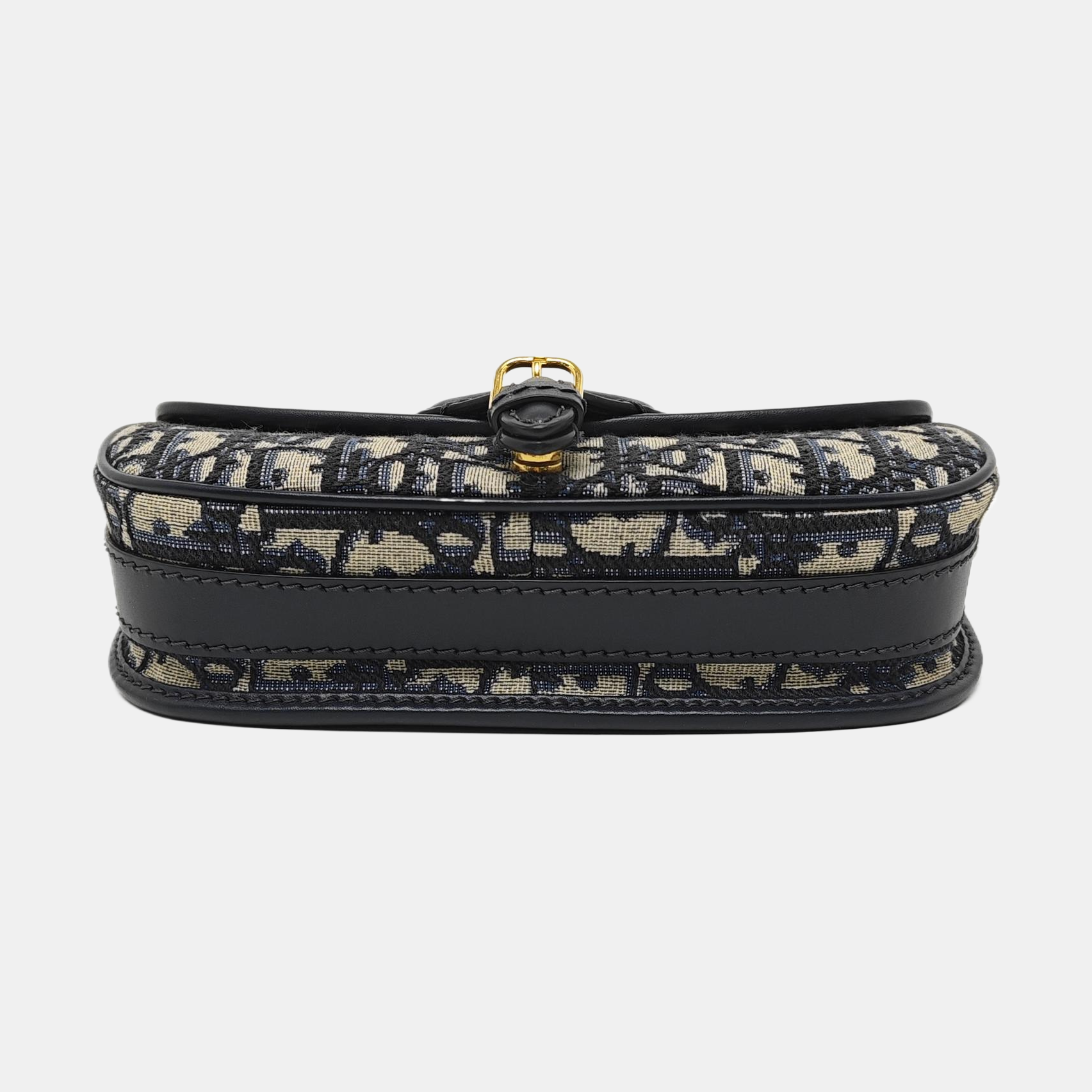 Bobby East-West Medium Oblique Canvas Blue