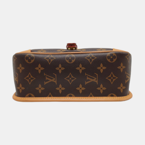 DIANE Monogram Coated Canvas Brown