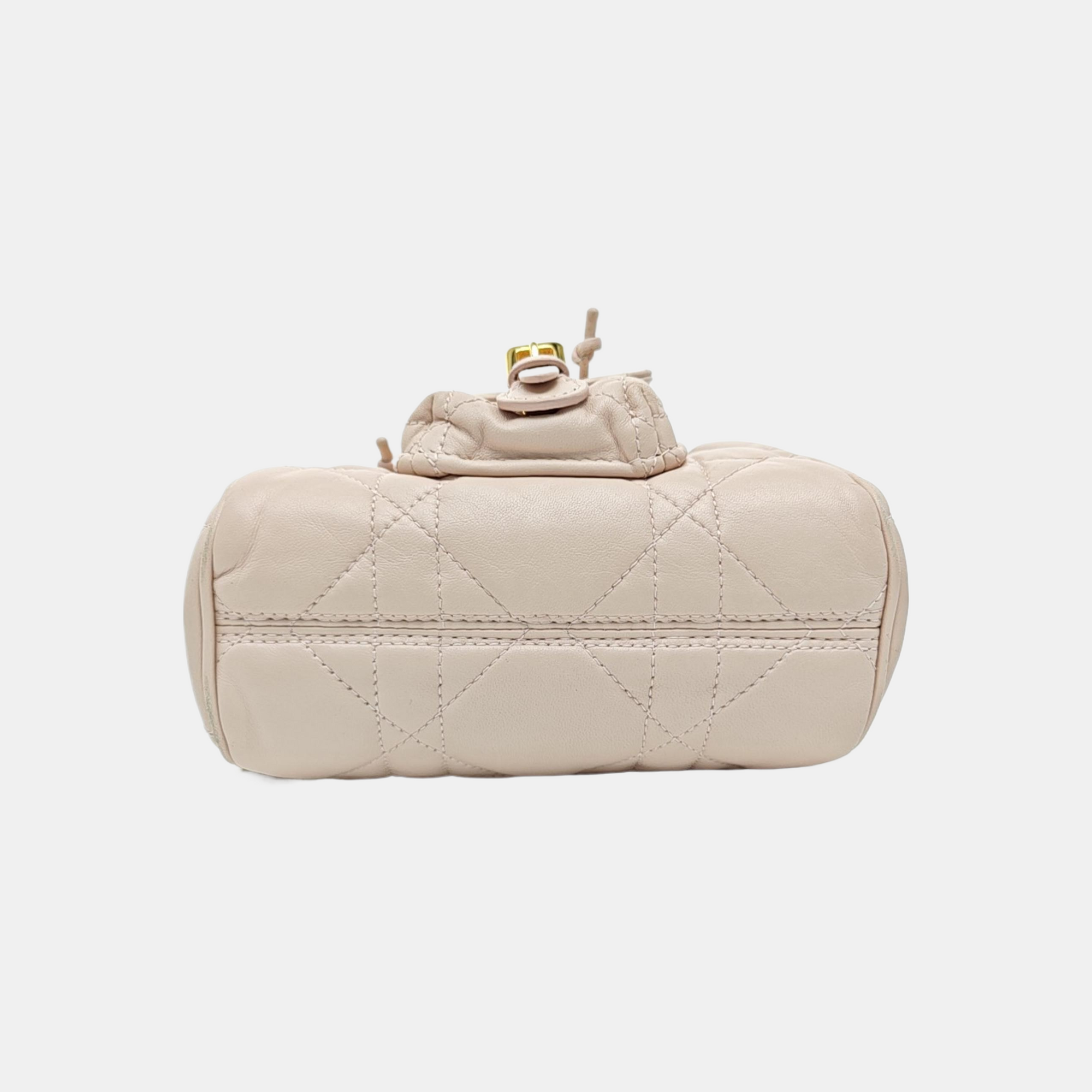 Dior Caro Small Cannage Lambskin Pink
