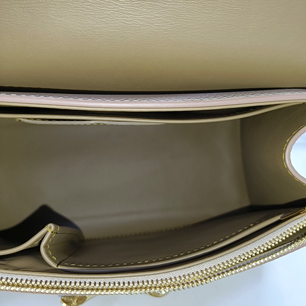 TWIST PM Calfskin Beige