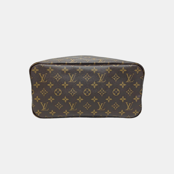 NEVERFULL MM Monogram Coated Canvas Brown