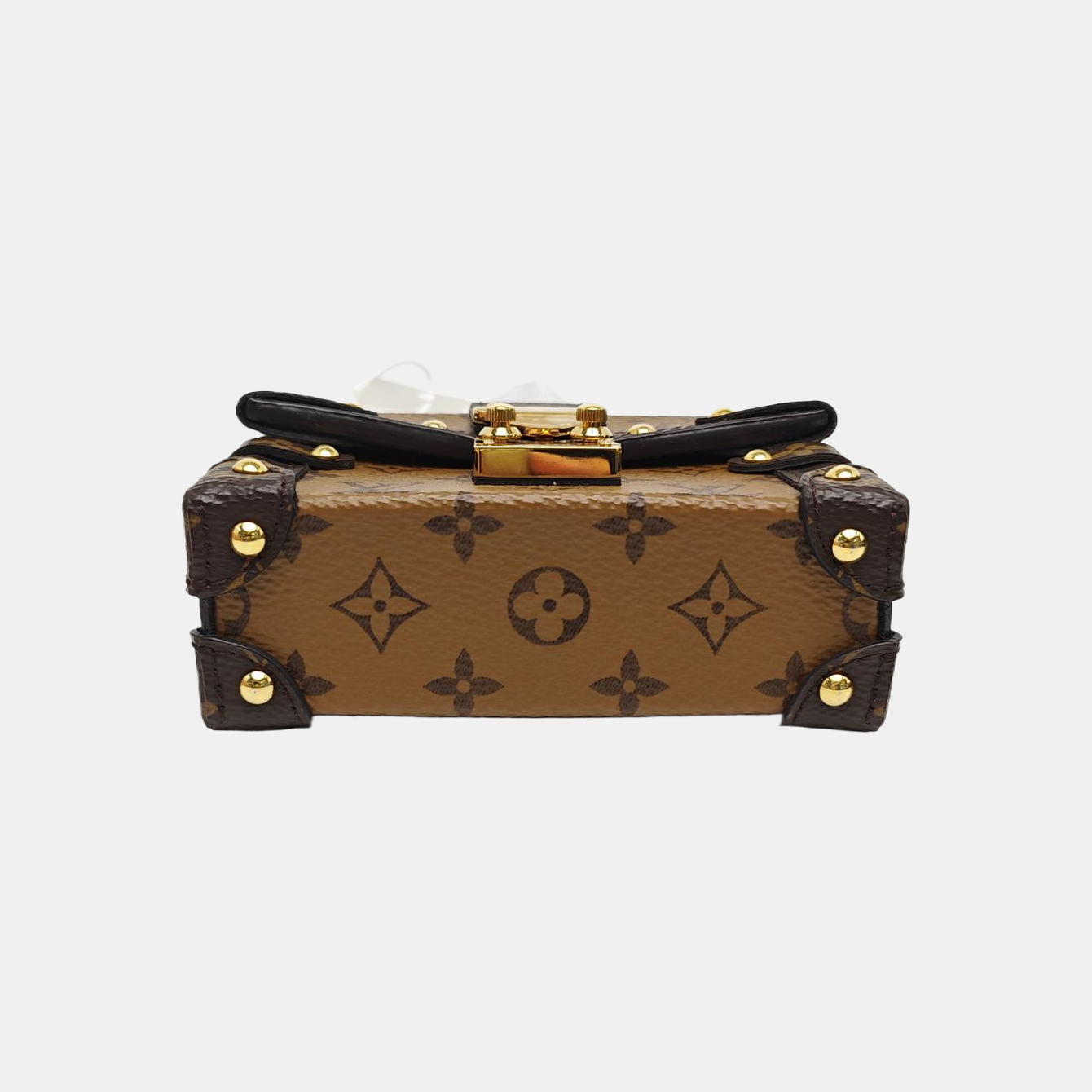 TRUNK Monogram Coated Canvas Brown