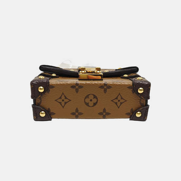 TRUNK Monogram Coated Canvas Brown