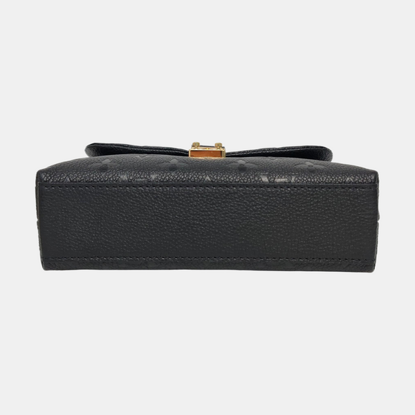 MADELEINE Nano Monogram Calfskin Black