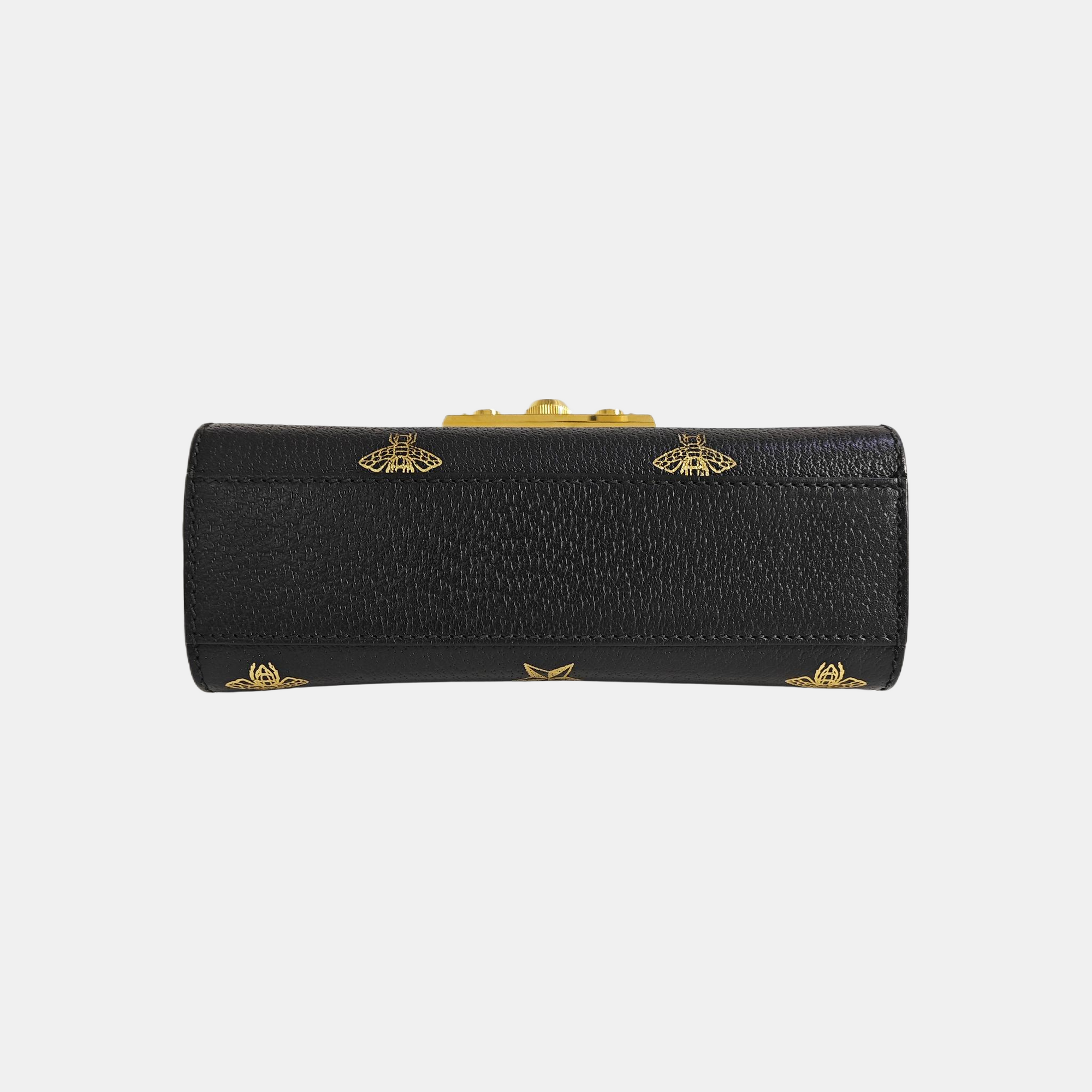 Padlock Small Calfskin Black