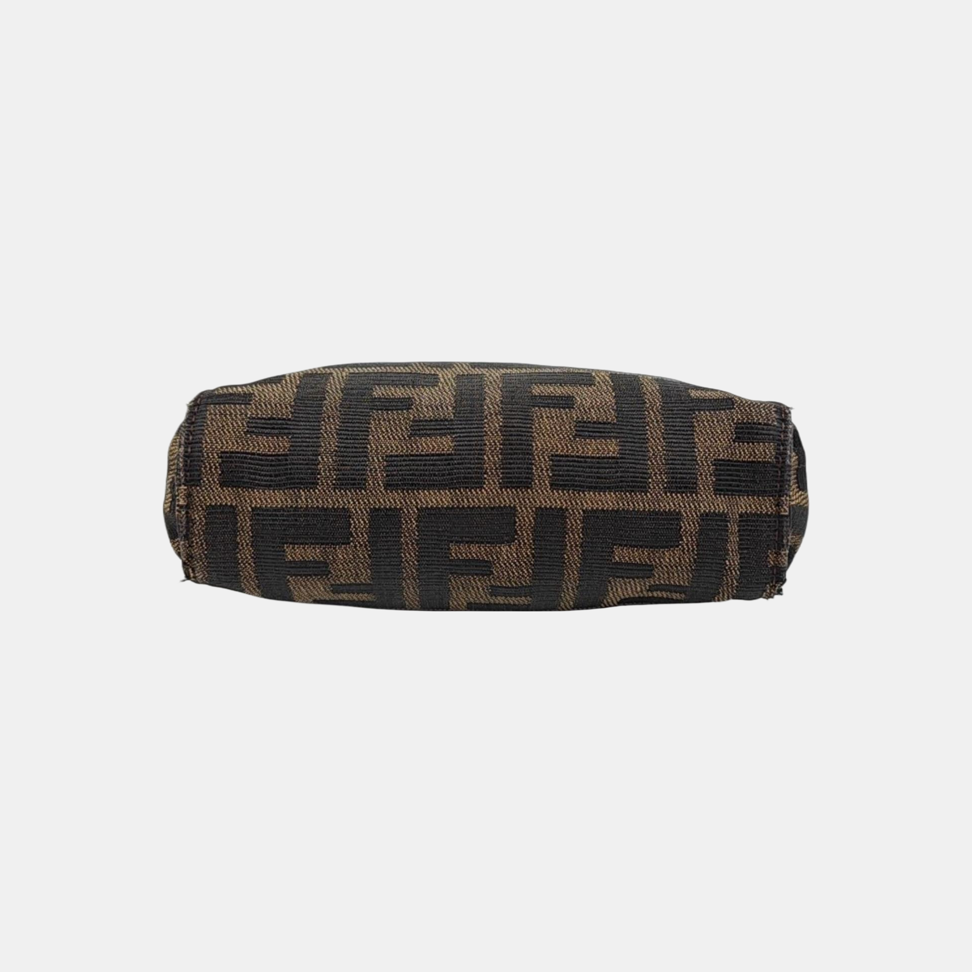 Canvas Clutch Brown