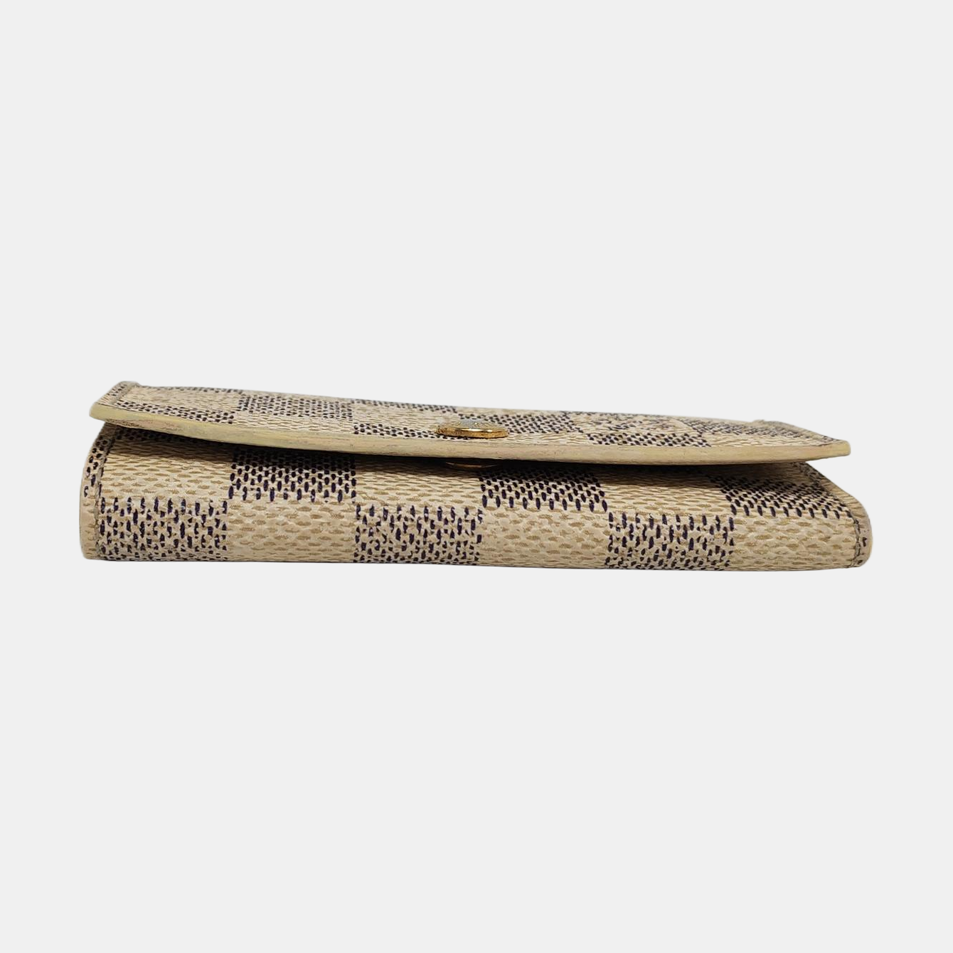 Damier Azur Coated Canvas Key Pouch White