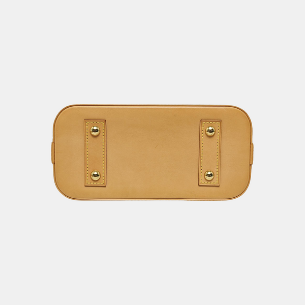 ALMA BB Monogram Coated Canvas Brown