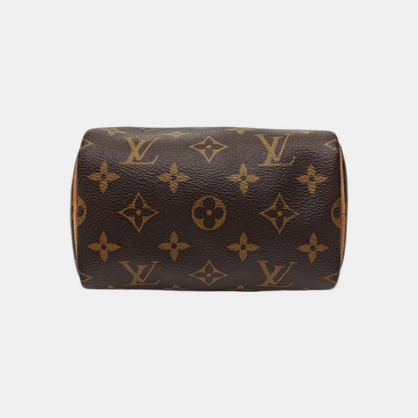 SPEEDY Nano Monogram Coated Canvas Brown