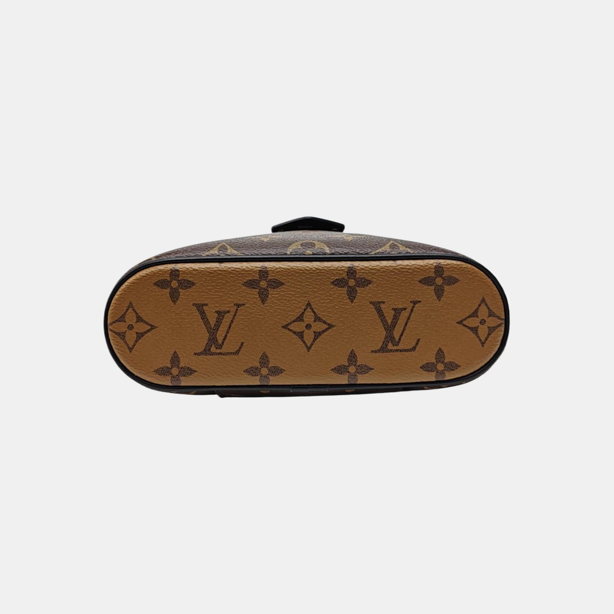 Vanity Chain Pouch Monogram Coated Canvas Brown