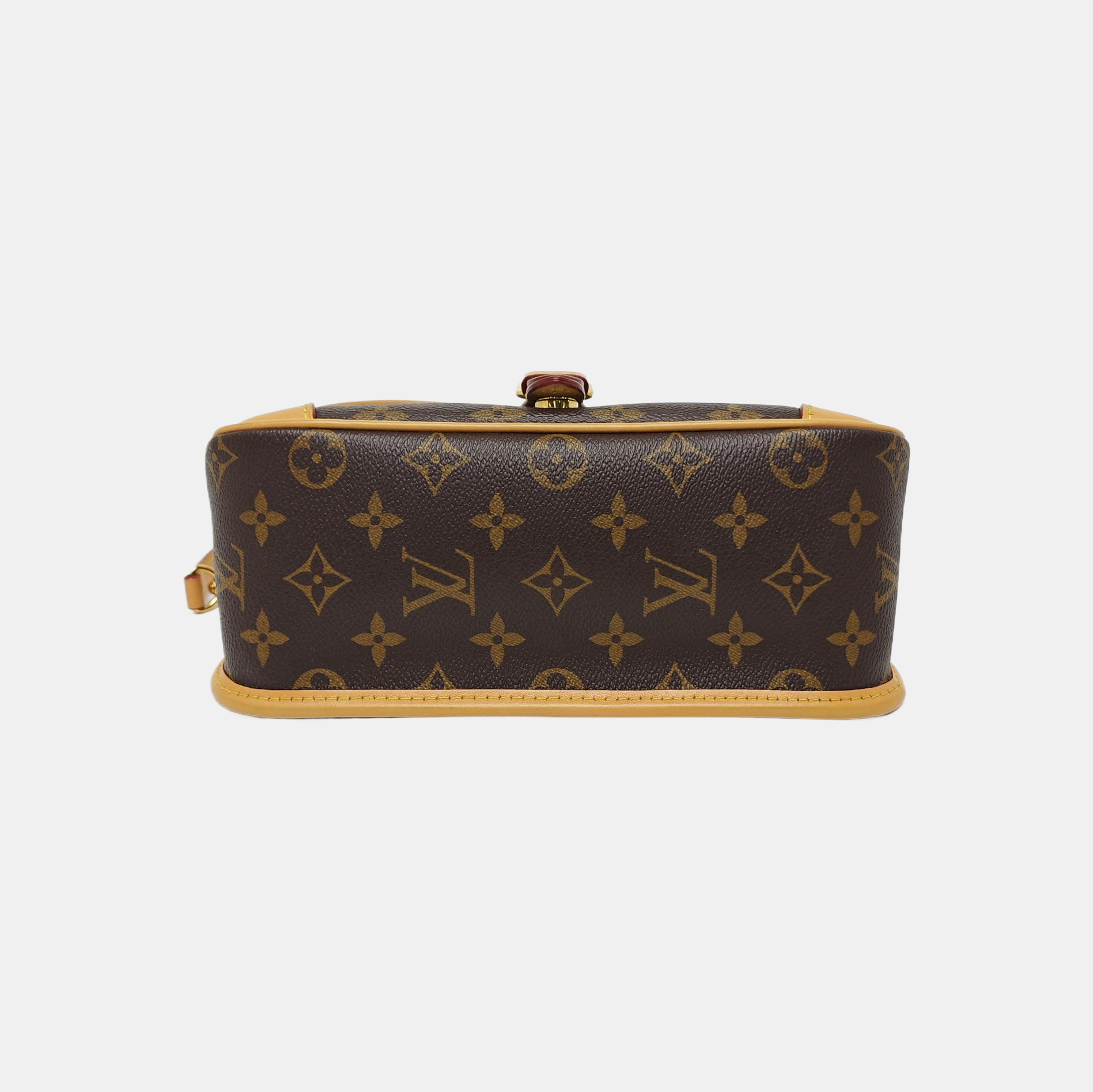 DIANE Monogram Coated Canvas Brown