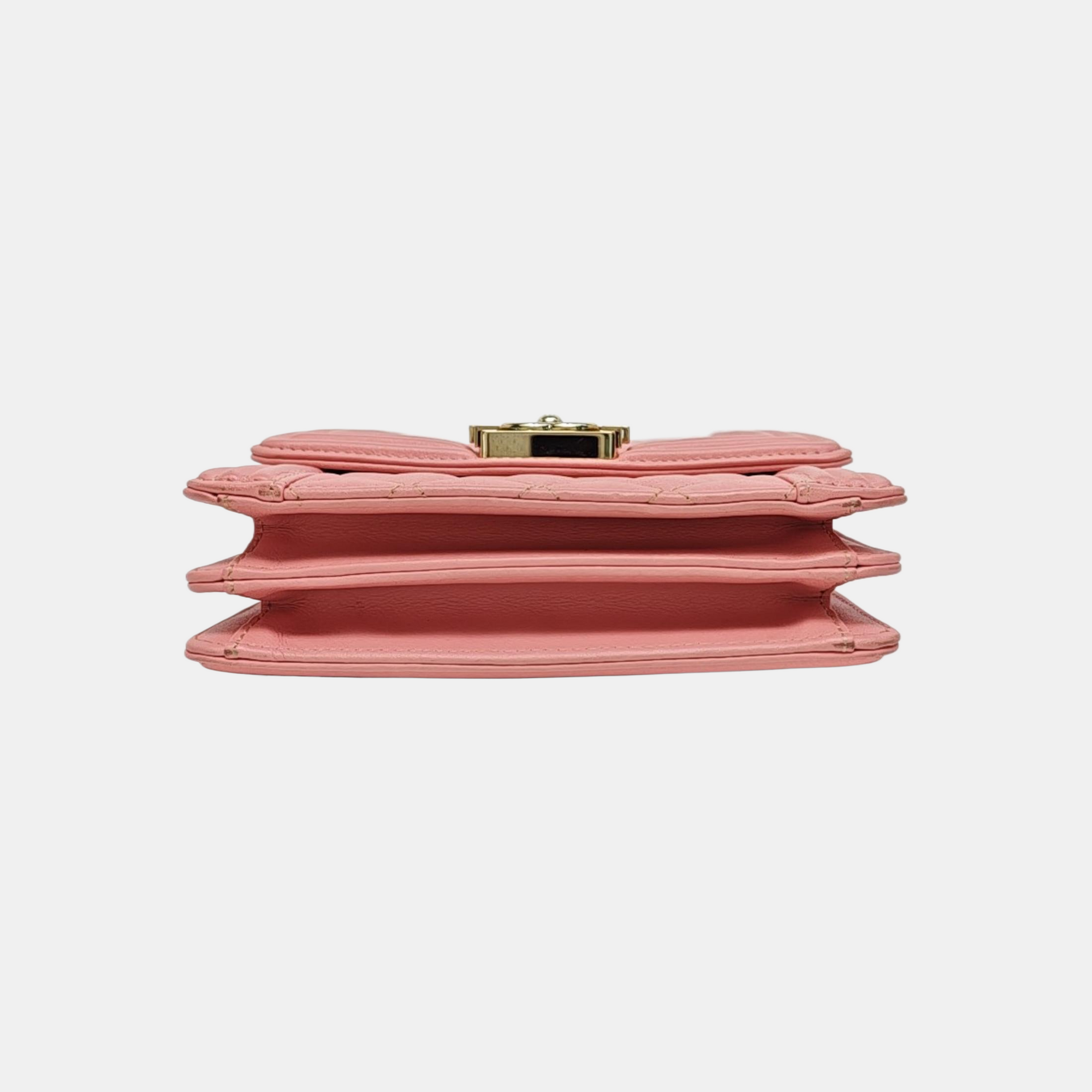 BOY CHANEL Mini Quilted Calfskin Pink