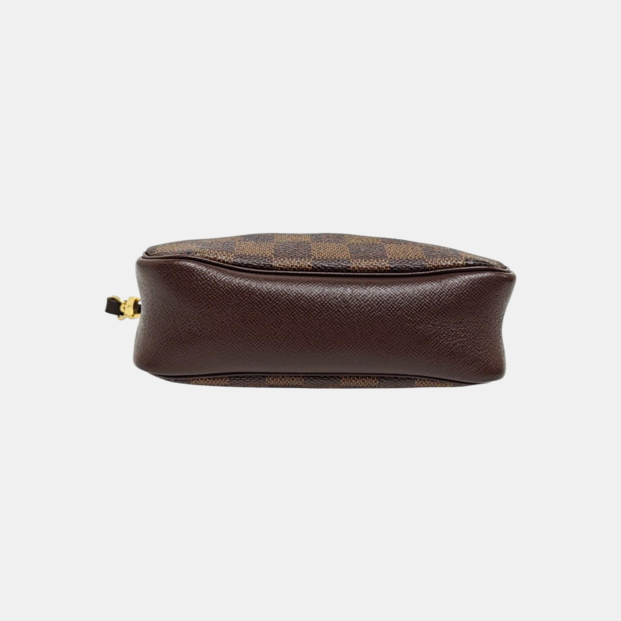TROUSSE MAKE UP Damier Ebene Coated Canvas Brown