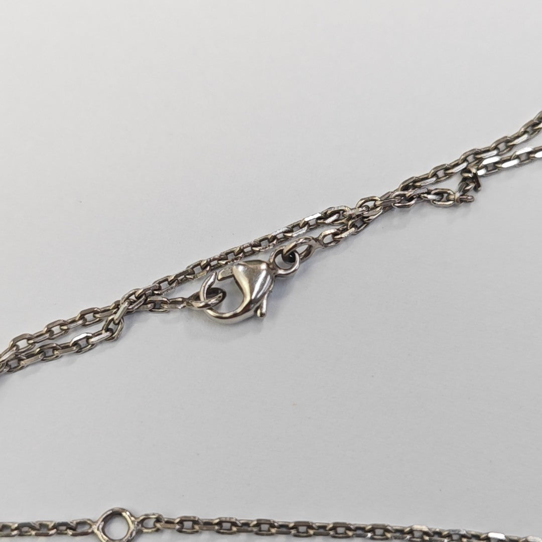Eileen Metal Silver Necklace