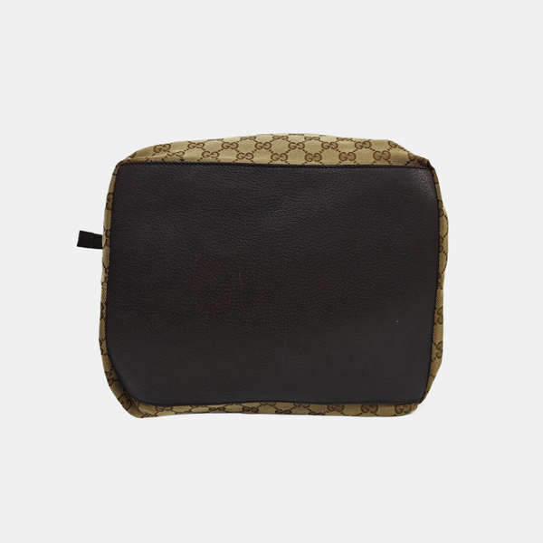 Monogram Canvas Top Handle Bag Brown