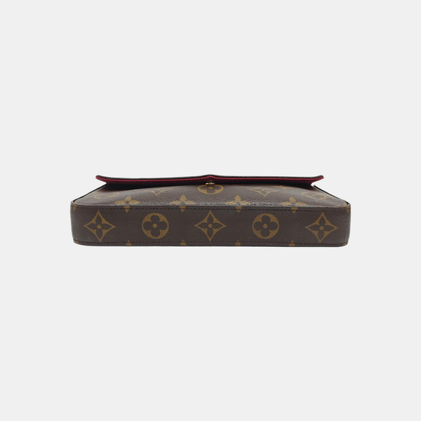 FÉLICIE Monogram Coated Canvas Brown