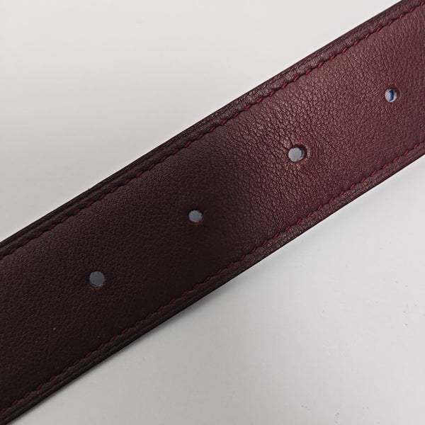 Leather Belt Red