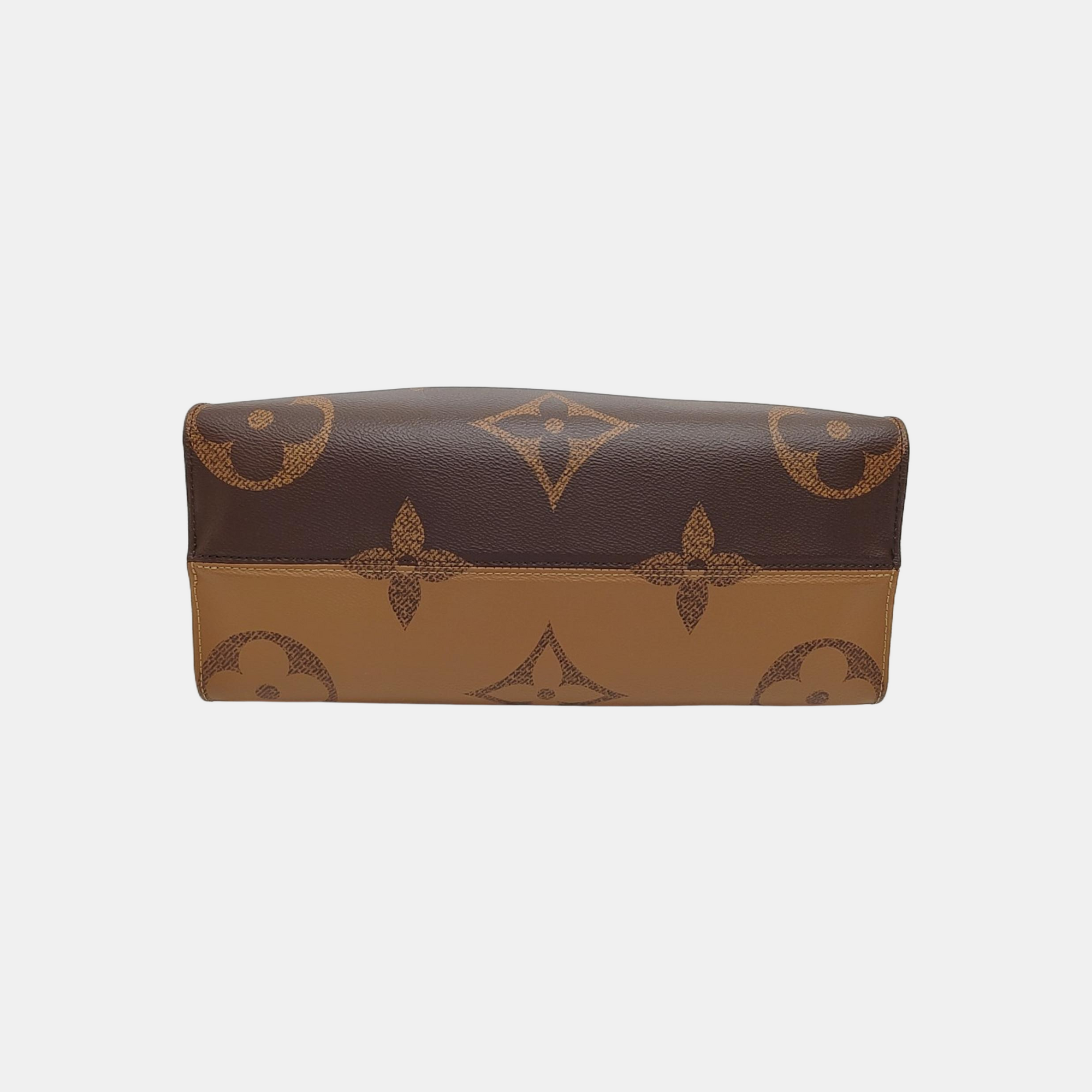 ONTHEGO MM Monogram Coated Canvas Brown