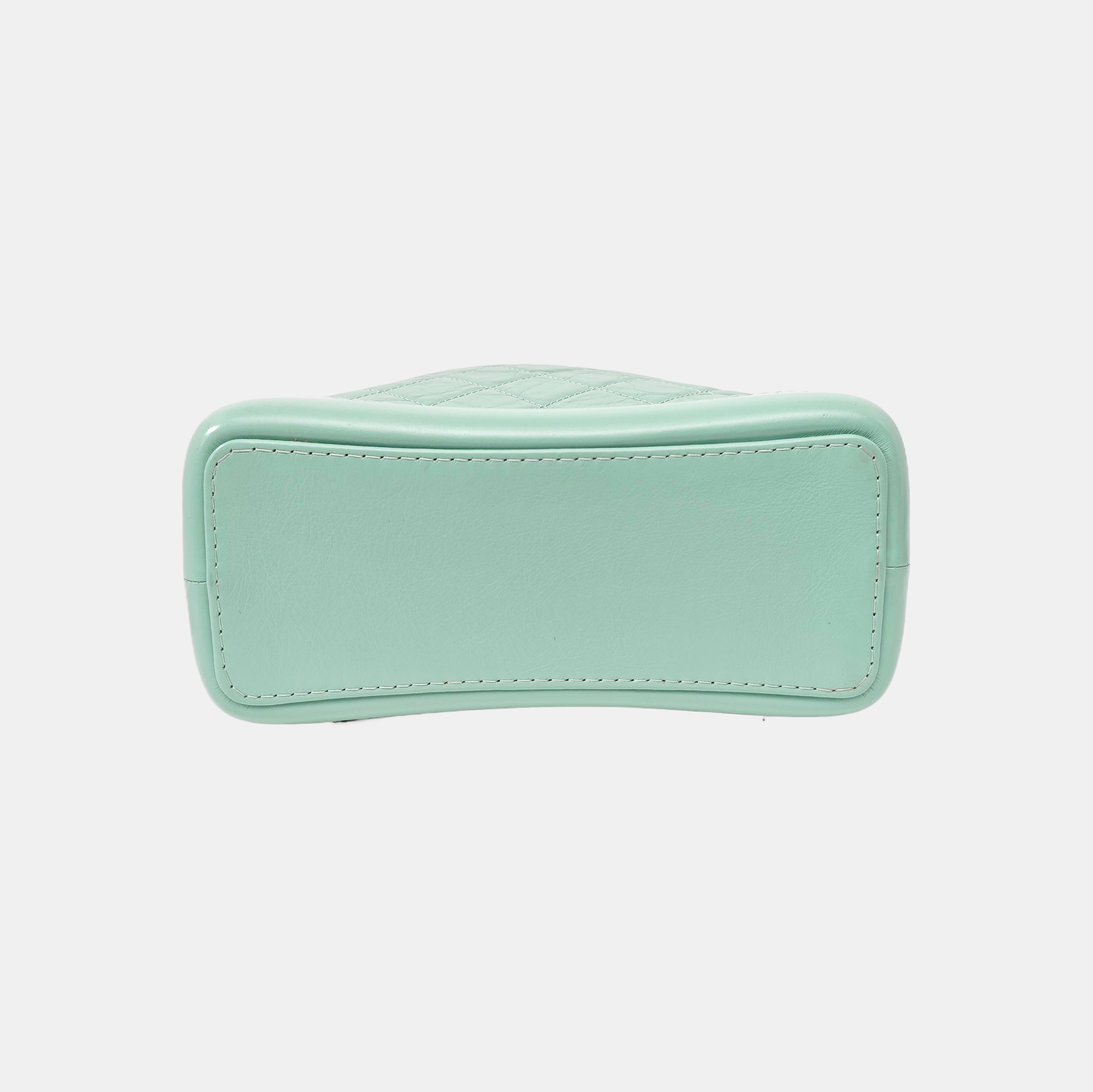 GABRIELLE Small Quilted Calfskin Green