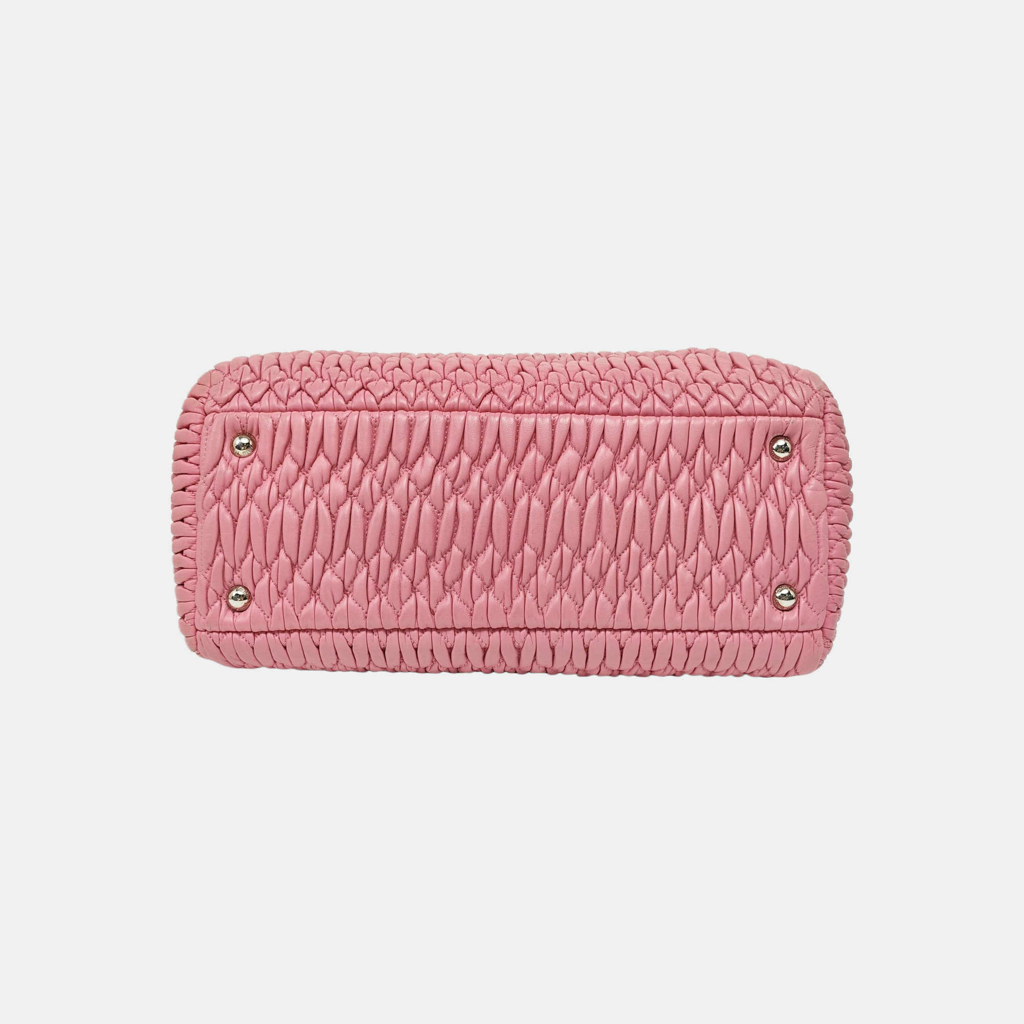 Crystal Quilted Lambskin Red
