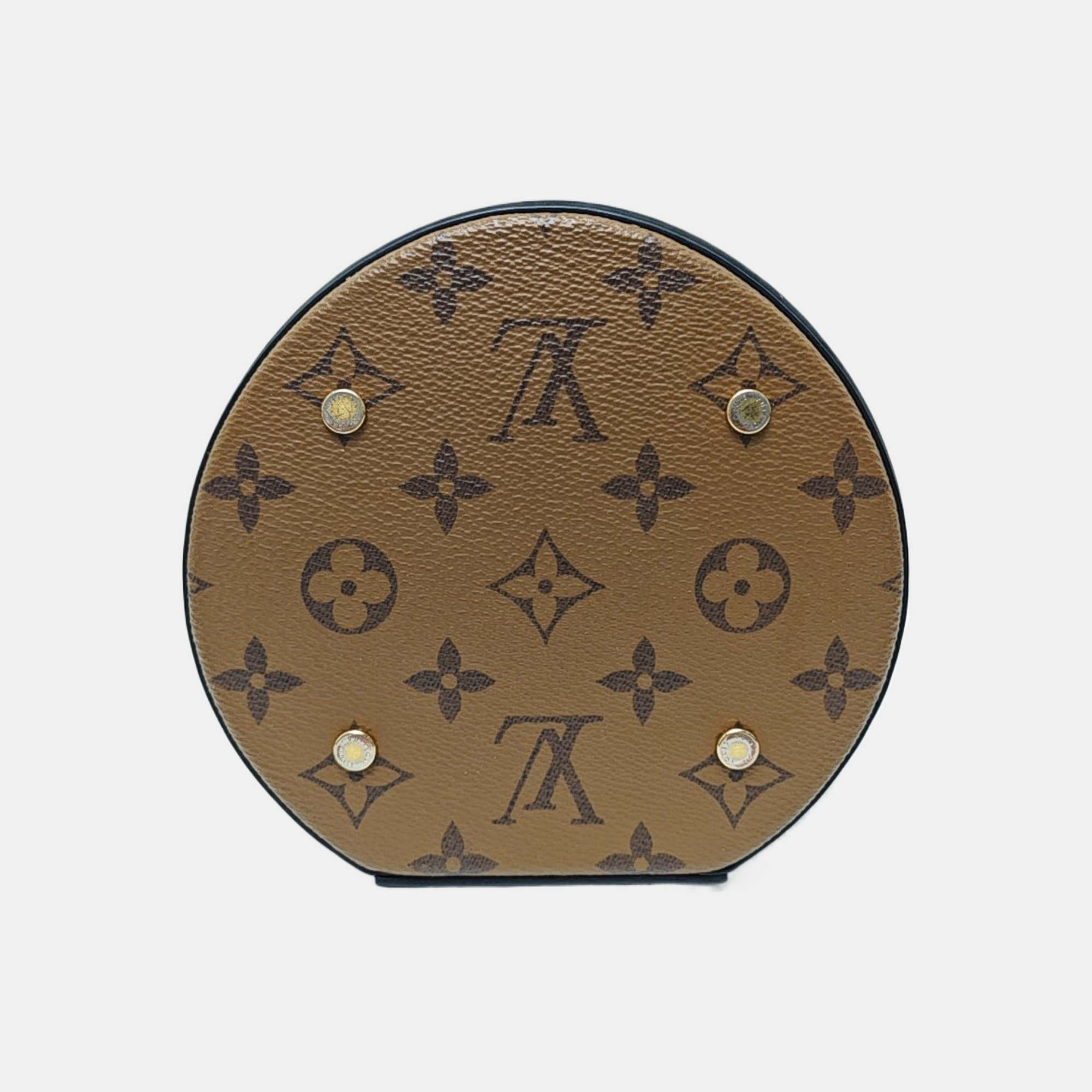 CANNES PM Monogram Coated Canvas Brown