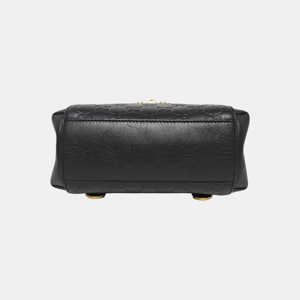 Padlock Mini Monogram Calfskin Black