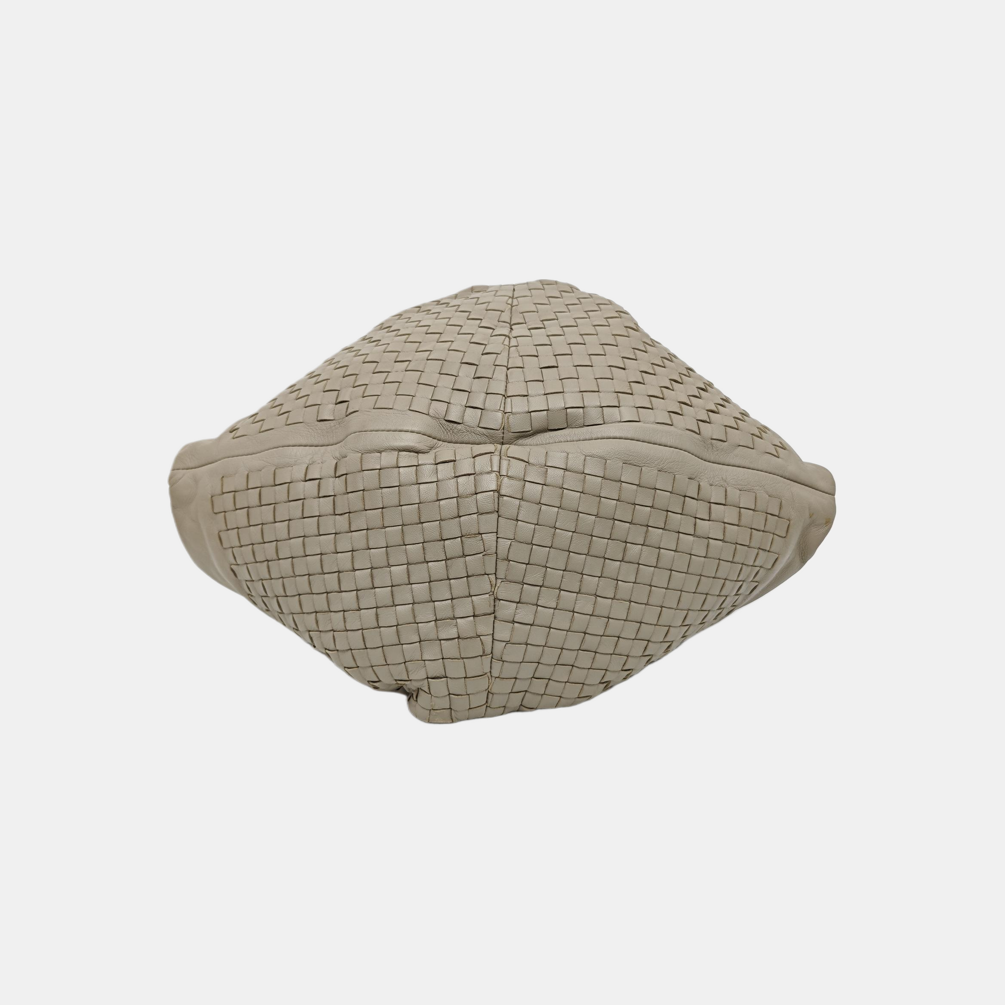 Lambskin Top Handle Bag Gray