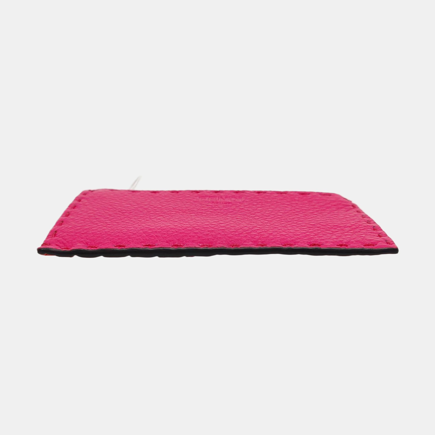 Calfskin Card Holder Red