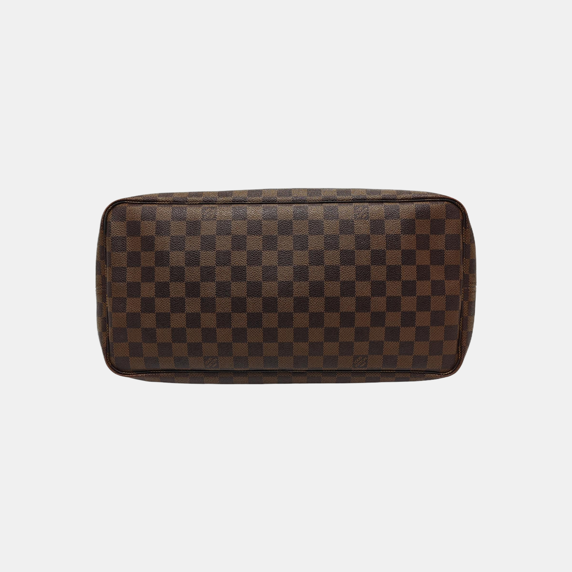 NEVERFULL GM Damier Ebene Coated Canvas Brown
