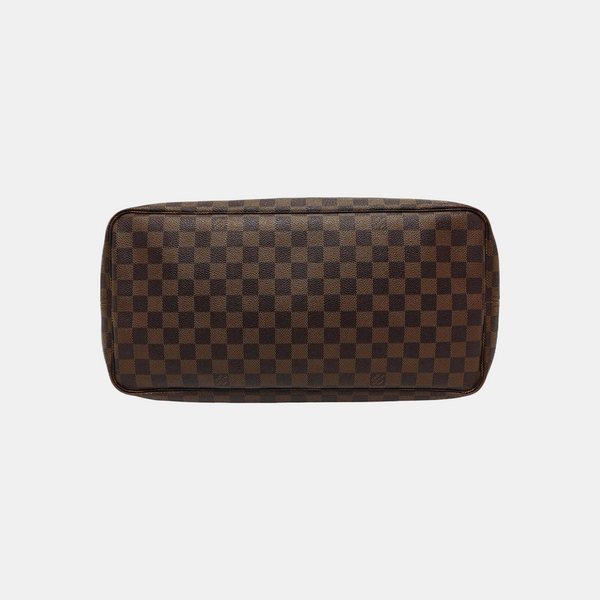 NEVERFULL GM Damier Ebene Coated Canvas Brown