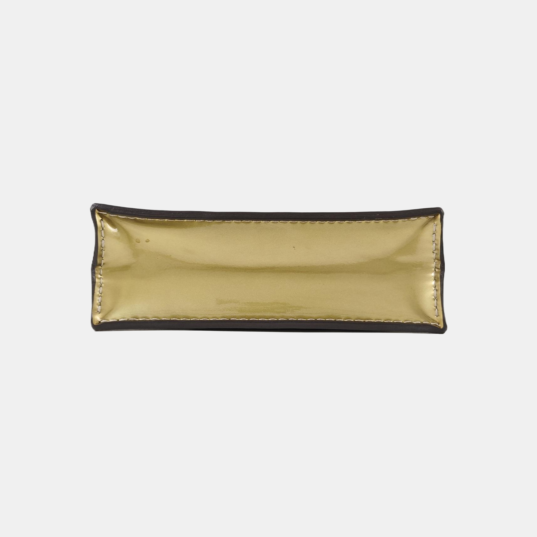 SAC PLAT BB Monogram Patent Leather Gold