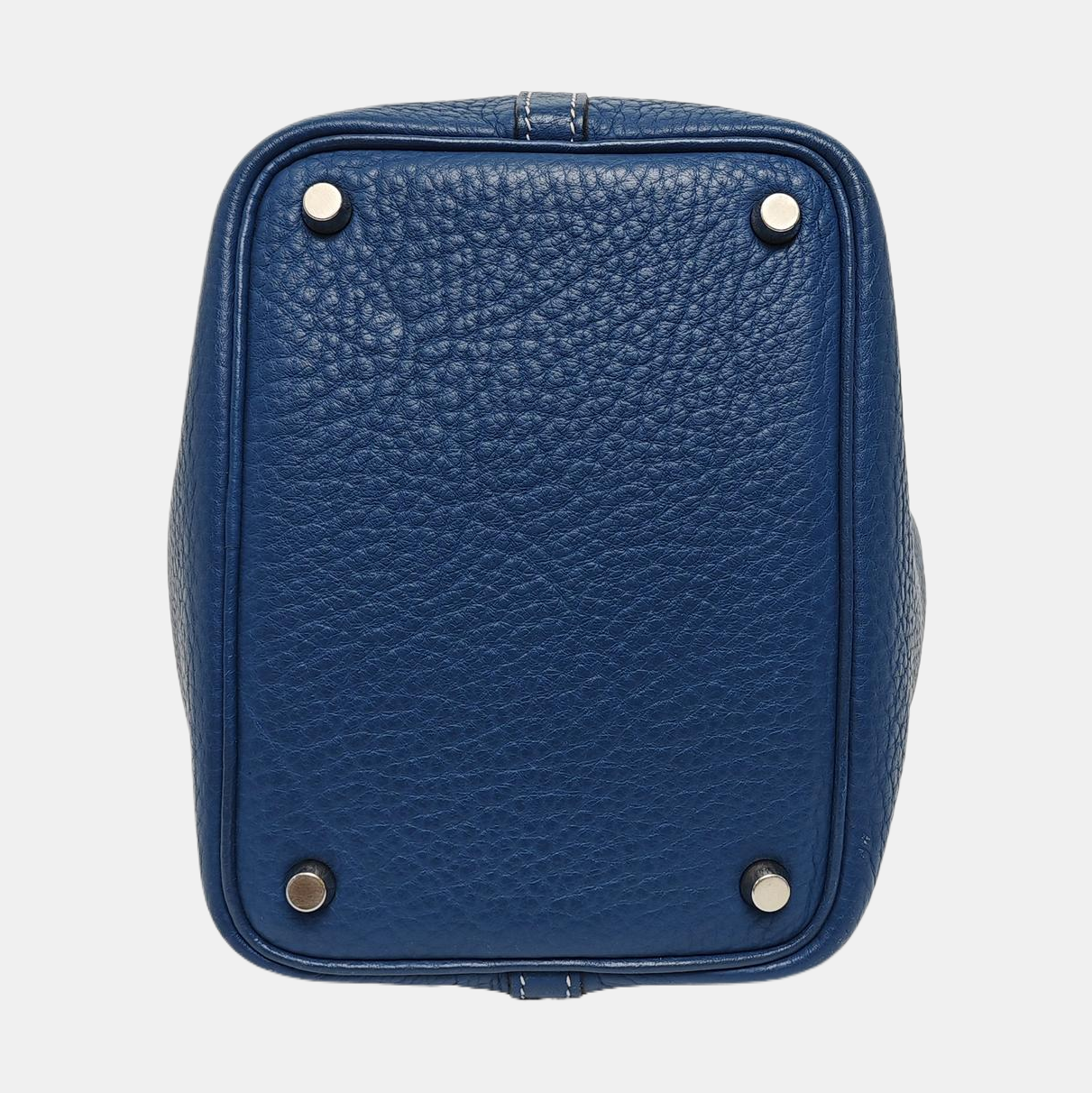 Authenticated pre-owned  Picotin 18 Clemence Blue - Bucket Bag at Looply