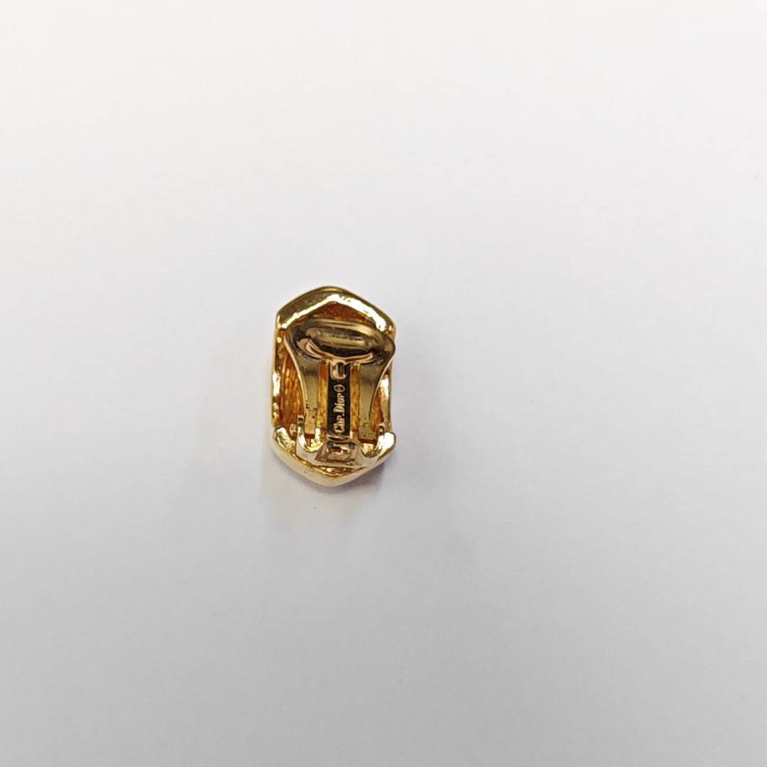 Metal Gold Clip On Earrings