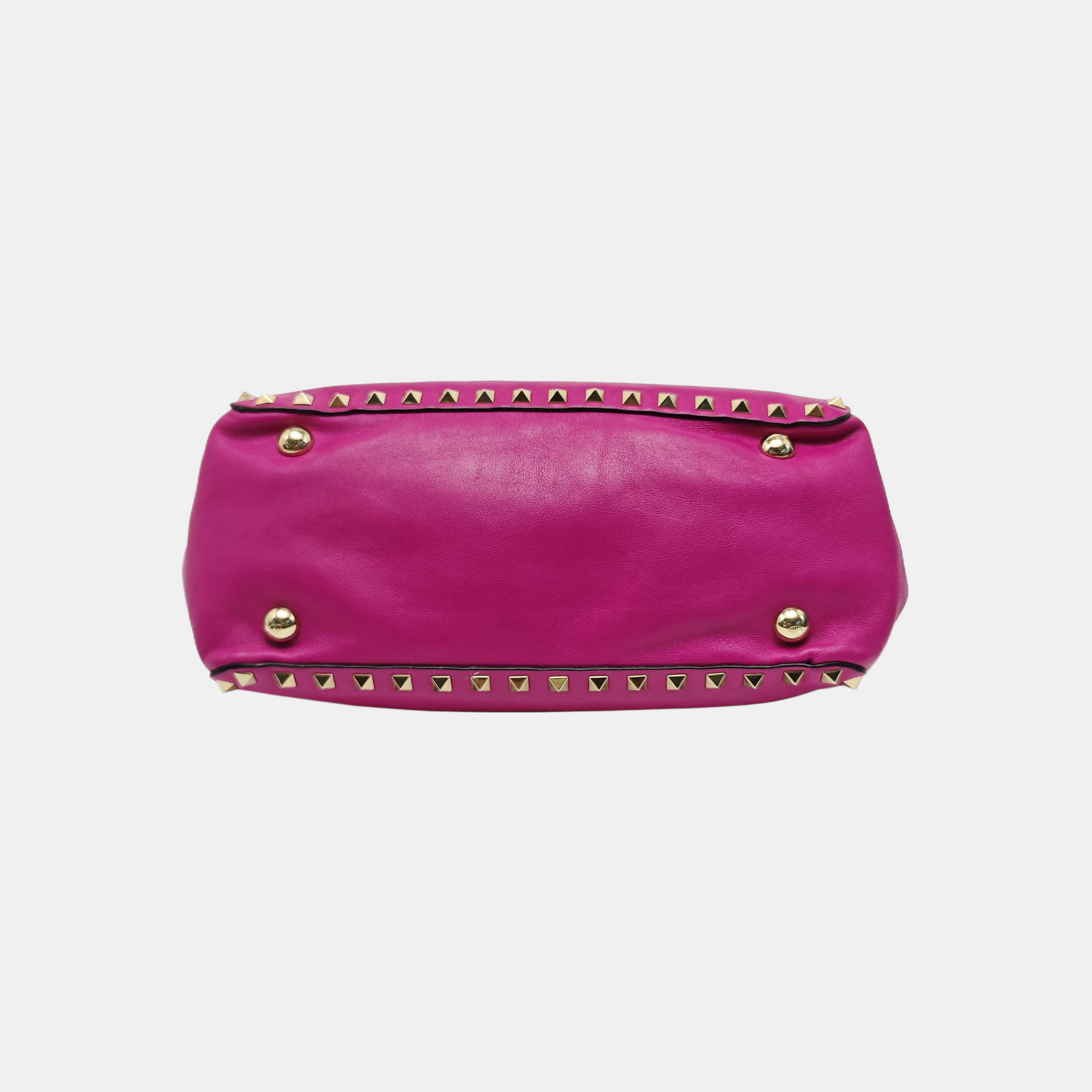Rockstud Calfskin Purple