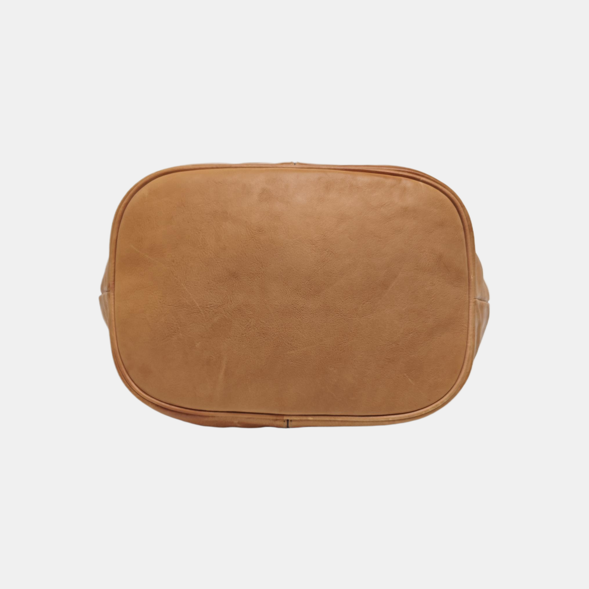 Calfskin Top Handle Bag Brown