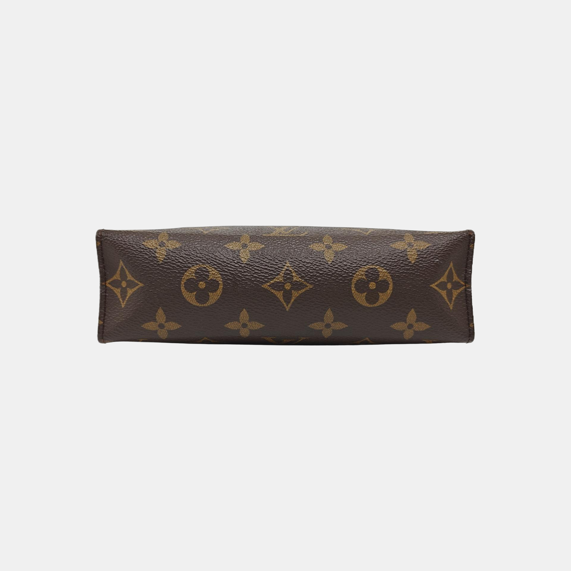 TOILET POCKET 19 Monogram Coated Canvas Brown