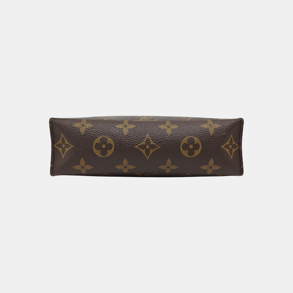 TOILET POCKET 19 Monogram Coated Canvas Brown
