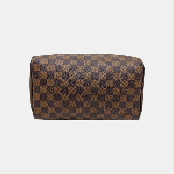 SPEEDY 25 Damier Ebene Coated Canvas Brown