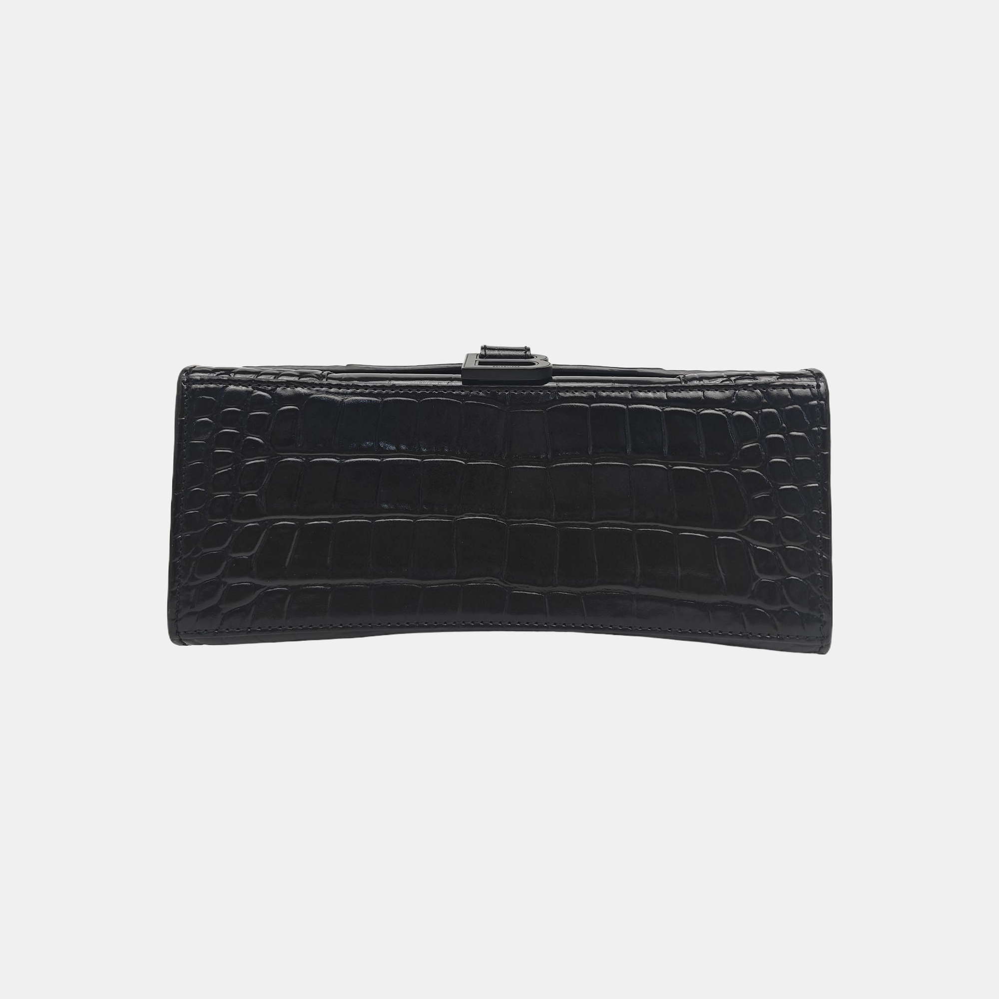 Hourglass S Calfskin Black