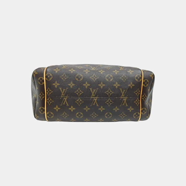 TOTALLY MM Monogram Coated Canvas Brown