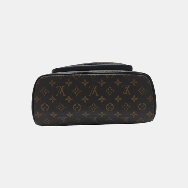 JOSH Monogram Coated Canvas Brown
